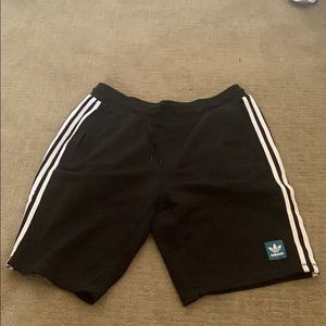Adidas black Jogger shorts